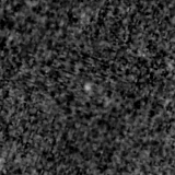 F200W image, 3.2 arcsec across, north up