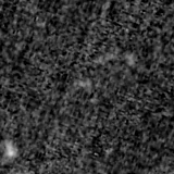 F200W image, 3.2 arcsec across, north up