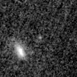 F090W image, 3.2 arcsec across, north up
