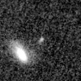 F200W image, 3.2 arcsec across, north up