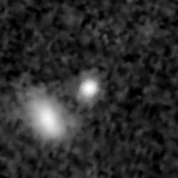 F444W image, 3.2 arcsec across, north up