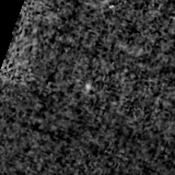 F150W image, 3.2 arcsec across, north up