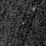 F150W image, 3.2 arcsec across, north up