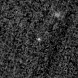 F200W image, 3.2 arcsec across, north up