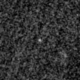 F200W image, 3.2 arcsec across, north up