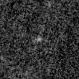 F150W image, 3.2 arcsec across, north up
