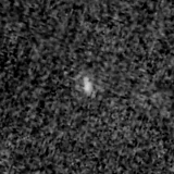 F115W image, 3.2 arcsec across, north up