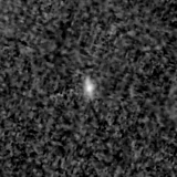 F150W image, 3.2 arcsec across, north up