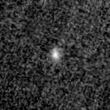F200W image, 3.2 arcsec across, north up