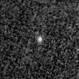 F200W image, 3.2 arcsec across, north up