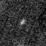 F200W image, 3.2 arcsec across, north up