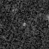 F150W image, 3.2 arcsec across, north up