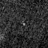 F115W image, 3.2 arcsec across, north up
