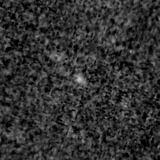F150W image, 3.2 arcsec across, north up