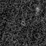 F150W image, 3.2 arcsec across, north up
