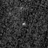 F115W image, 3.2 arcsec across, north up