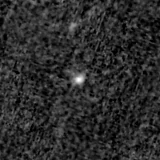 F200W image, 3.2 arcsec across, north up