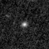 F150W image, 3.2 arcsec across, north up