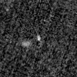 F115W image, 3.2 arcsec across, north up