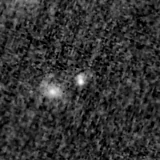 F200W image, 3.2 arcsec across, north up