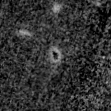 F200W image, 3.2 arcsec across, north up