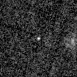 F090W image, 3.2 arcsec across, north up