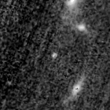 F115W image, 3.2 arcsec across, north up
