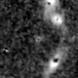 F356W image, 3.2 arcsec across, north up