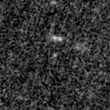 F200W image, 3.2 arcsec across, north up