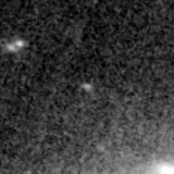 F150W image, 3.2 arcsec across, north up