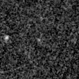 F150W image, 3.2 arcsec across, north up