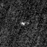 F115W image, 3.2 arcsec across, north up