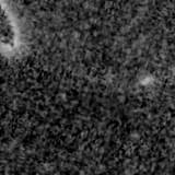 F150W image, 3.2 arcsec across, north up