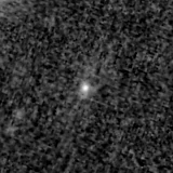 F090W image, 3.2 arcsec across, north up
