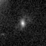F200W image, 3.2 arcsec across, north up