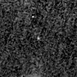 F150W image, 3.2 arcsec across, north up