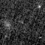 F090W image, 3.2 arcsec across, north up