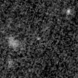 F150W image, 3.2 arcsec across, north up