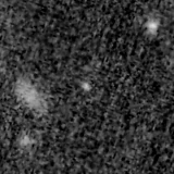 F200W image, 3.2 arcsec across, north up
