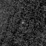 F150W image, 3.2 arcsec across, north up