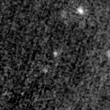 F090W image, 3.2 arcsec across, north up