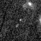 F115W image, 3.2 arcsec across, north up