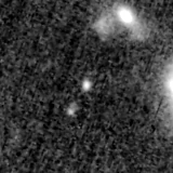 F200W image, 3.2 arcsec across, north up