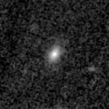 F150W image, 3.2 arcsec across, north up