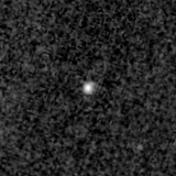 F150W image, 3.2 arcsec across, north up