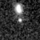 F444W image, 3.2 arcsec across, north up