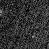 F090W image, 3.2 arcsec across, north up