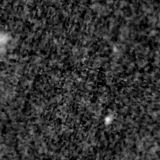 F150W image, 3.2 arcsec across, north up