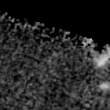 F277W image, 3.2 arcsec across, north up