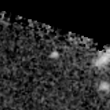 F444W image, 3.2 arcsec across, north up